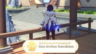 Achievement: Geo Travel Diary (Geo Archon Anecdotes) Rex Lapis Stories Geo Travel Diary