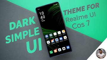 Dark Simple UI theme for Realme and Oppo device