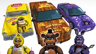 Crashing Five Nights At Freddy's Cars In BeamNG Drive (FNAF Car) - CrashSYM screenshot 2