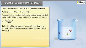 Ionization Constant of Weak Bases | Equilibrium | Chemistry | Class 11th | iPrep