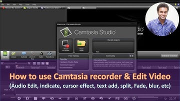 How to Record Screen and Edit Videos with Camtasia Studio | video tutorial | AZM Shamsuddin