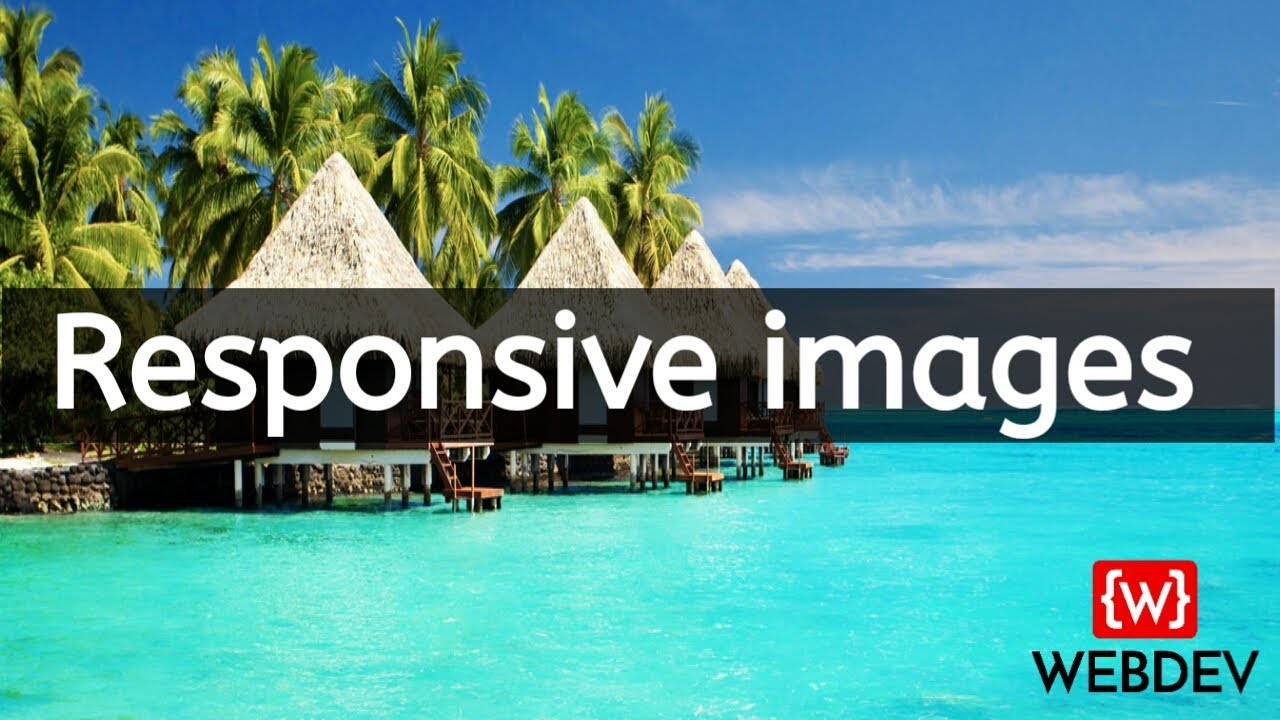 how to create responsive images using html and css - YouTube