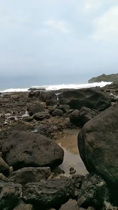 indah nya kebesaran Alloh SWT ,laut karang gajah Sancang,