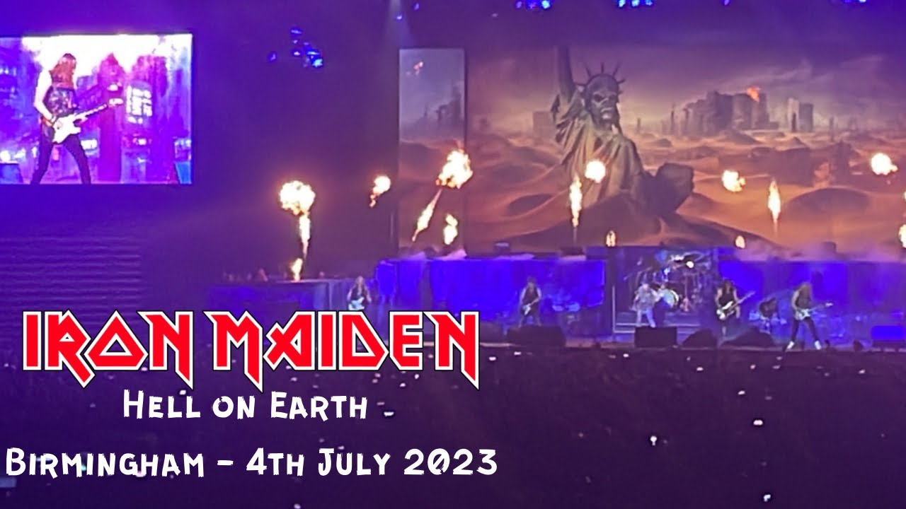 Iron Maiden Hell on Earth (Birmingham 4th July 2023) LIVE YouTube
