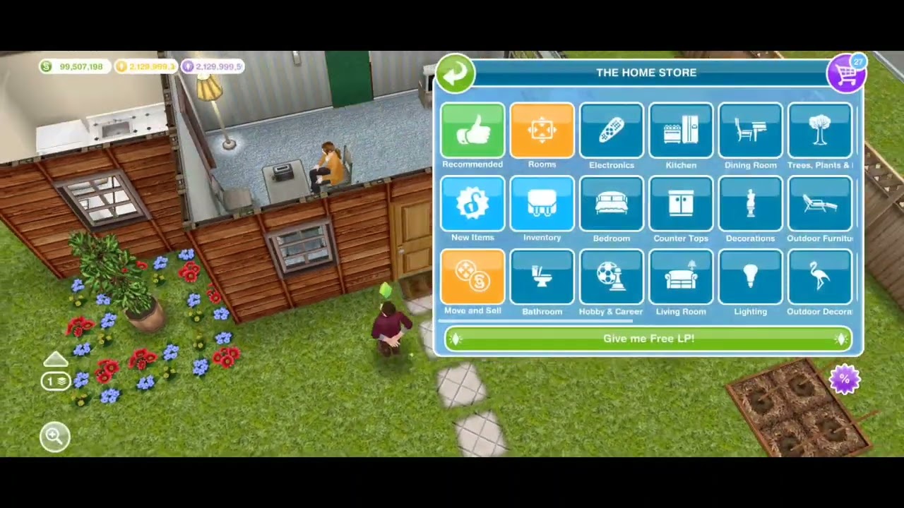 (Two & A Half Sims Quest) Expand or create a room | TheSims Freeplay