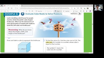 EnVision Grade 7 Accelerated Pre-Algebra 2-4: Evaluate Square Roots and Cube Roots