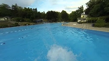 Jumps and slowmotion at the pool, made with GoPro studio 2.0