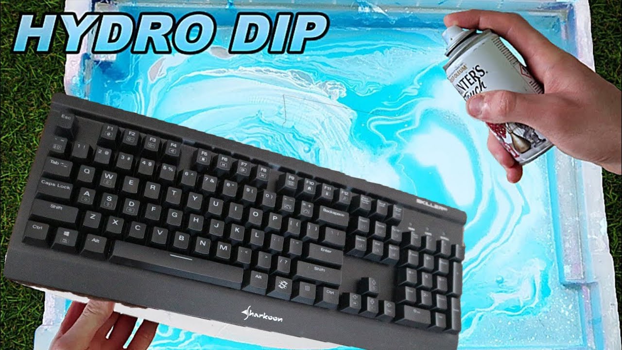 Hydro dipping my KEYBOARD! YouTube