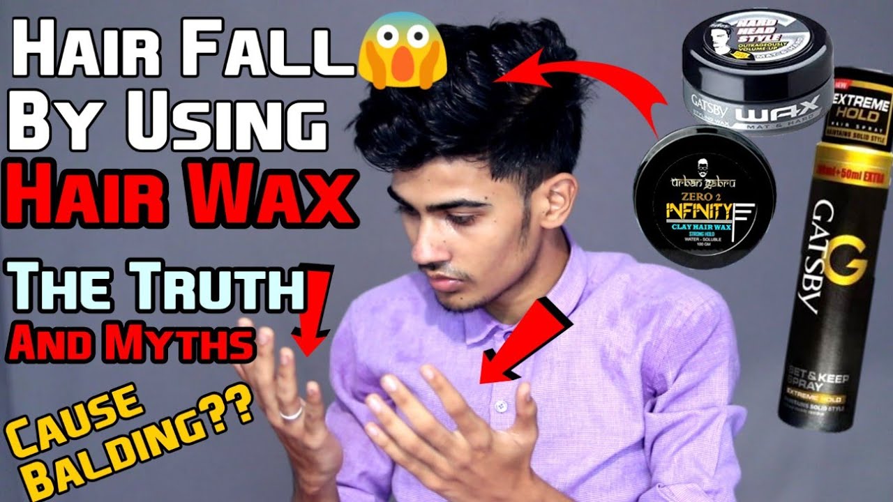 Does Using Hair Styling Products like Gel or Wax cause Hair Fall - YouTube