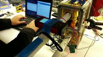 Testing the DC motor-encoder version of the SatNoGS V3 rotator