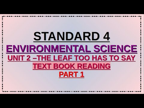 STD 4...EVS...UNIT 2...THE