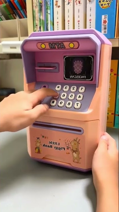 Mesin Atm agar anak belajar menabung unang #shorts #mainanedukasi #babytoys #mainan #toys