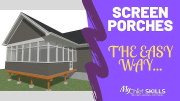 Screen Porches the EASY WAY with Chief Architect X12