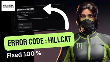FIX #HILLCAT Error in Call of Duty Black Ops 6 & Warzone 100% Working || by BornToPlayGames
