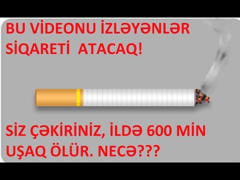 Video: Siqaretin Qiymətini Qaldırmalıyam?