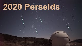 Perseid meteor shower in 2020