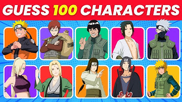 Can You Guess 100 Naruto Characters in JUST 5 Seconds? | Naruto Anime Quiz🦊🍥