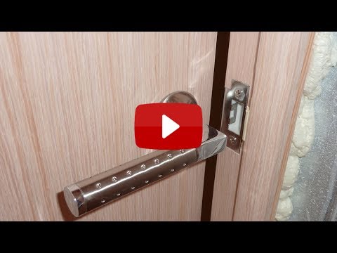 Врезка ответной части замка своими руками!