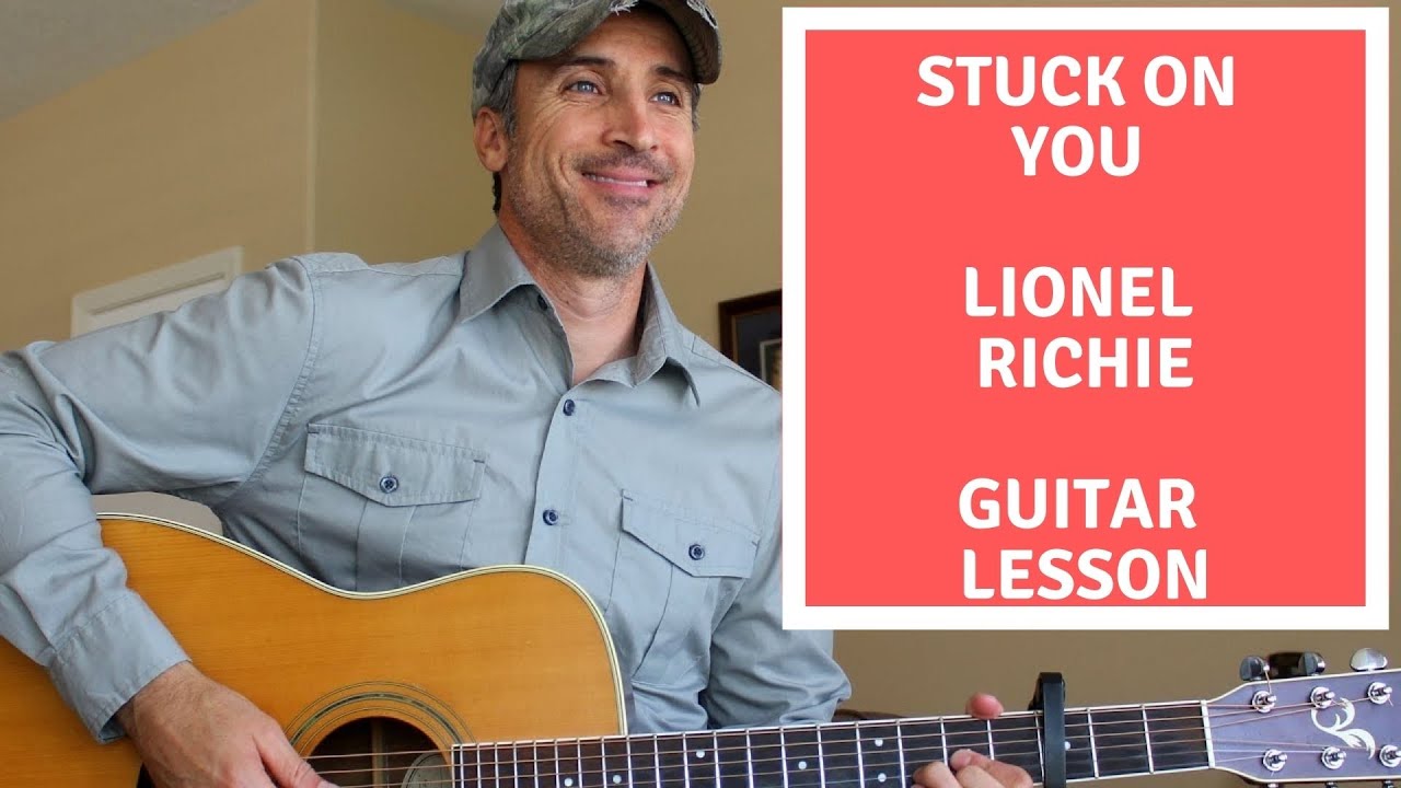 Lionel Richie - Stuck on you cover by Dave Fenley (Lyric Video