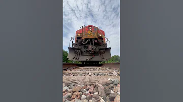 Under A 65mph BNSF Train Train Csx Railway Ns Bnsf Railtrack Trains Shorts 