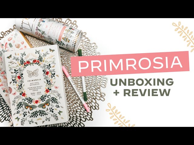 Primrosia Pastel Markers & Watercolor Journals • Unboxing + Review 