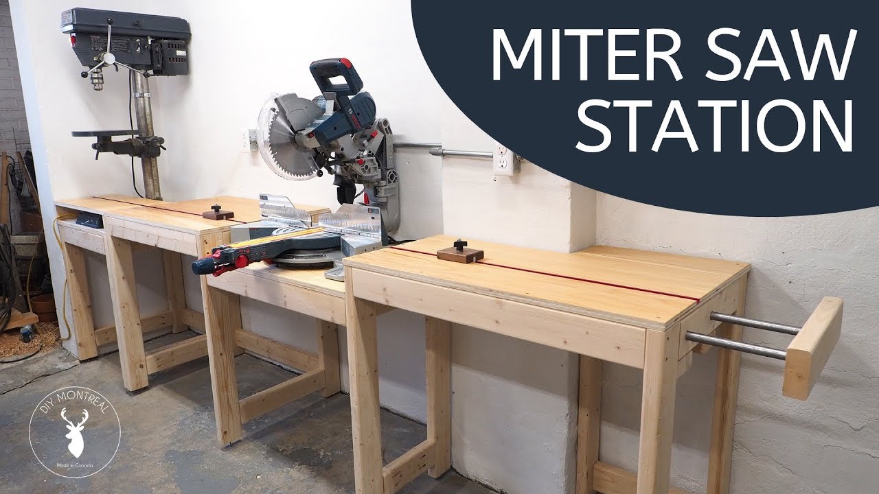 how long should a miter saw station be?