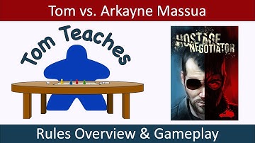 Tom Teaches Hostage Negotiator (Rules Overview & Gameplay)