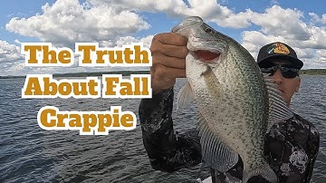 The Truth About Fall Crappie Fishing - 3 Things You Should Know