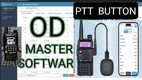 TIDRadio H3 Plus Windows  Software - PTT Button / Speaker Mic & OD Master App