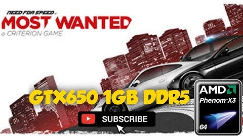 Need For Speed Most Wanted / GTX650 1GB