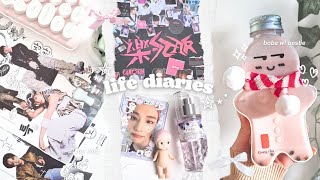 [STAY VLOG]⭒˚🩰💭⭒⁺ studying, meeting friends, kpop shopping, packing photocards + more ✮⋆