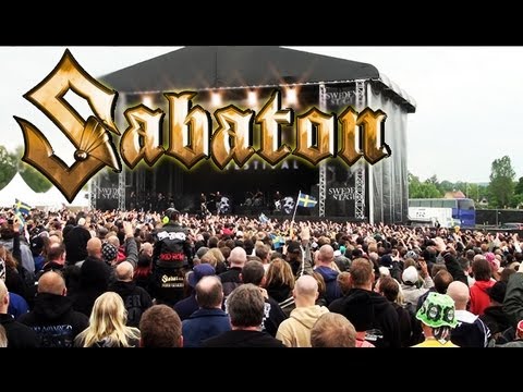 Sabaton -National Anthem of Sweden - Sweden Rock Festival 2012  [HD]