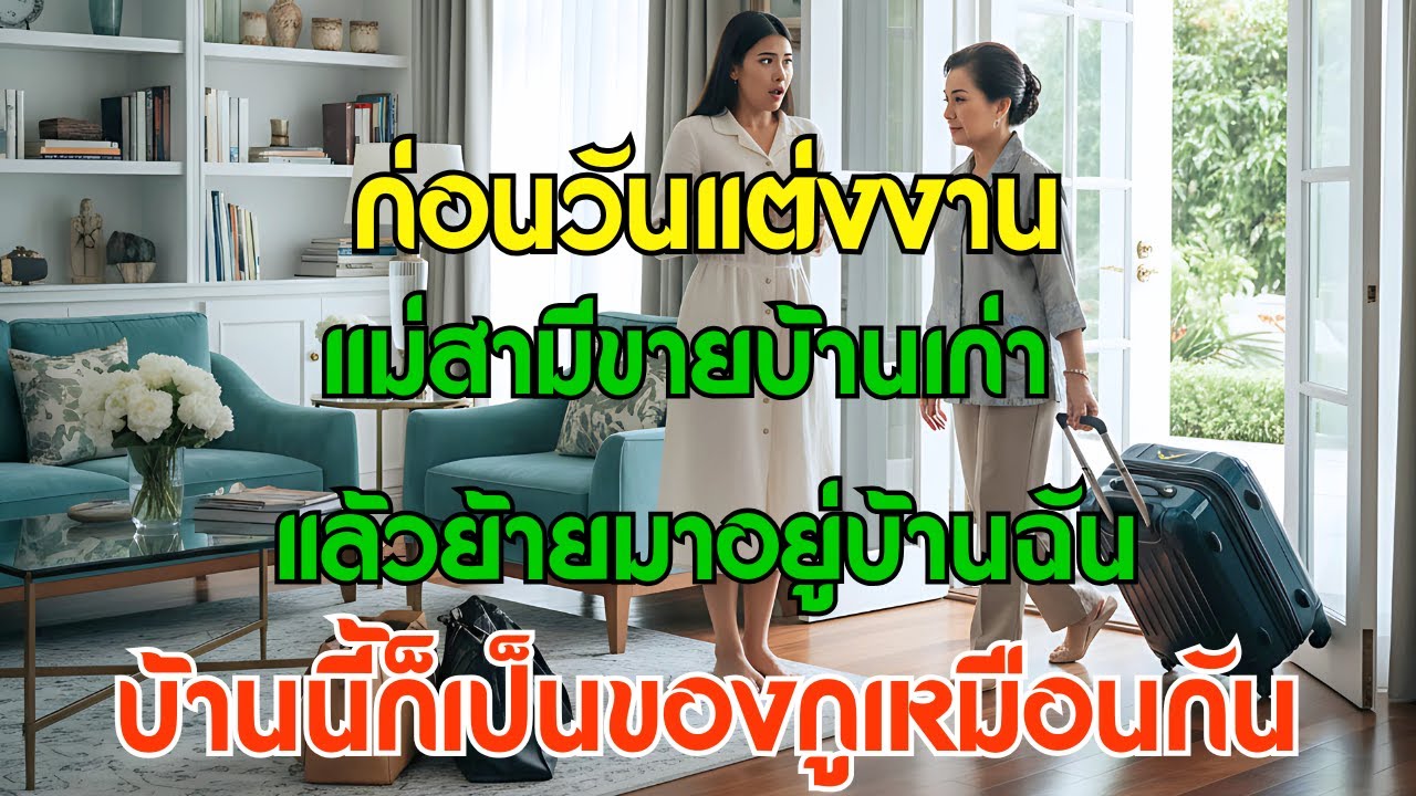 ก่อนวันแต่งงาน แม่สามีขายบ้านเก่า แล้วย้ายมาอยู่บ้านฉัน พร้อมพูดว่า: 