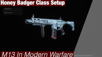 Insane honey badger M13 class setup in modern warfare!! #cod #xbox #op #class setup