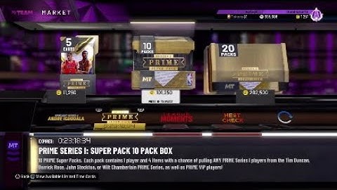 PS4 NBA 2K20 MyTeam New Locker Code & New Super Pack #subswap