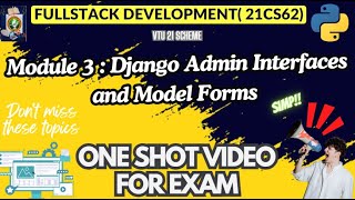 Mod3- FSD Imp Topics Module Wise+-PASSING+Notes- PACKAGE-FULLSTACK DEVELOPMENT (21CS62)#vtu  #21cs62