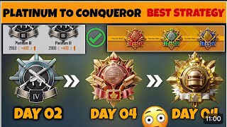 DAY 02| Platinum To Conqueror Best Rank-Push Tips | Solo, Duo, Squad | S29 daily Plus Target 🔥