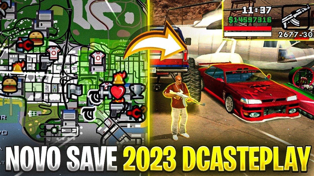 GTA San Andreas 100% Savegame for Android Mod 