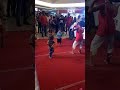 Baby dance in shopping mall