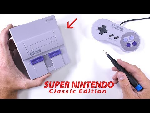 슈퍼 NES 클래식 에디션! -분해도-Unboxing-수리 비디오