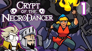 Crypt Of The Necrodancer Lets Play: Two Left Feet - PART 1 - TenMoreMinutes