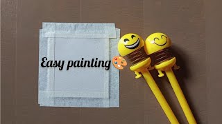 painting idea for beginner/how to painting/watercolor painting/step by step painting#yt:strech=16:9