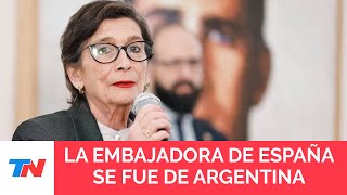 La embajadora de España se fue de la Argentina por la crisis diplomática entre Milei y Sánchez