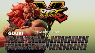 Street Fighter 5 Champion Edition - Gouki Arcade Mode (SF5 Path)