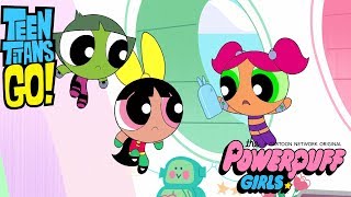 Teen Titans Go Color Swap Titans Transform Into Powerpuff Girls