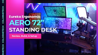 Eureka Ergonomic Aero 72' Standing Desk Review, Build, & Setup