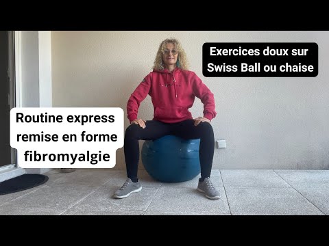 Fibromyalgia: 7-Minute Gentle Full-Body Routine (Seated on Swiss Ball or Chair)