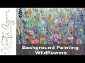 Painting Wildflower Background Sped up