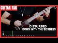 Disturbed down with sickness  cover by dotti brothers  guitar lesson