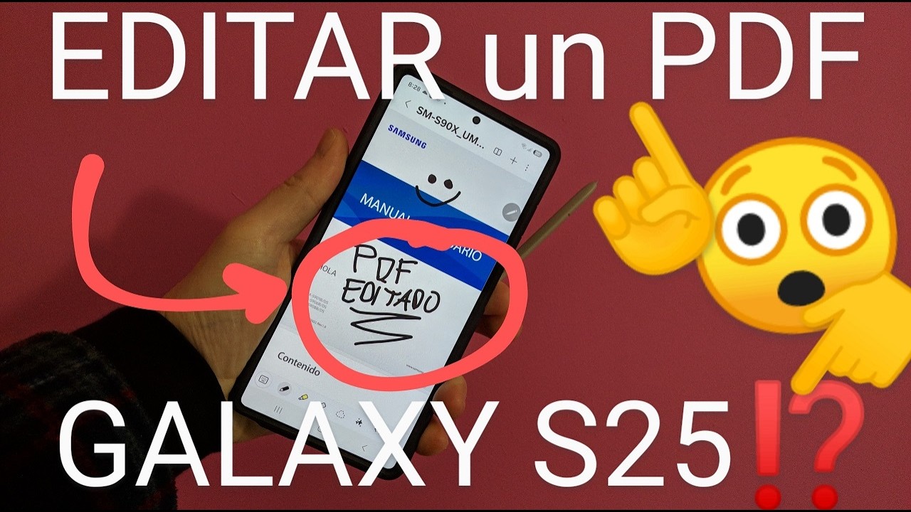 Open With Samsung Notes.pdf 📱 Cómo ANOTAR PDF en SAMSUNG GALAXY S25, S25+ y S25 ULTRA con SAMSUNG ...